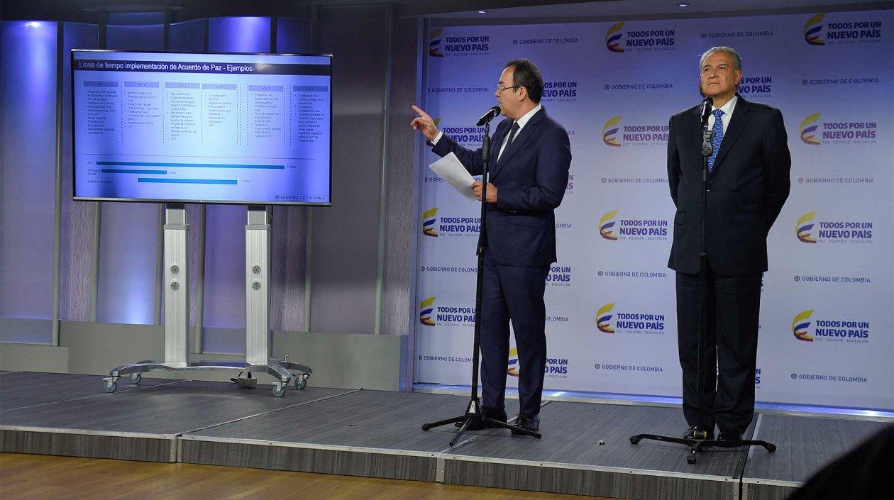El Vicepresidente Naranjo dijo que se realizará una rendición de cuentas con base en la auditoría integral y la ejecución de los presupuestos para la paz.