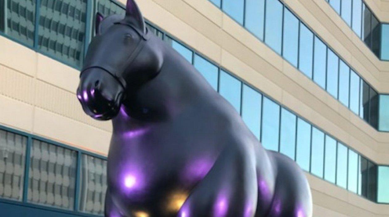 Figura de la escultura de Fernando Botero.