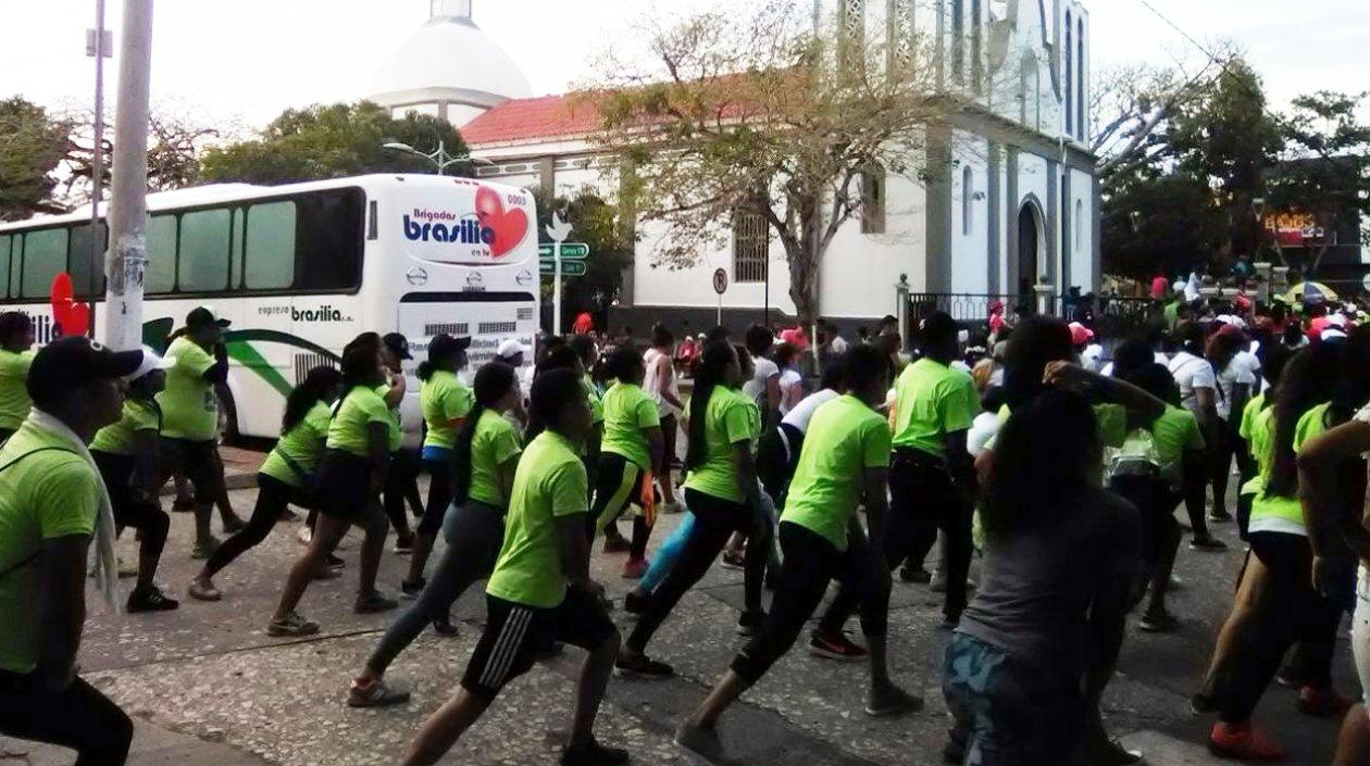 Deportistas de varios municipios se dieron cita en Galapa. 