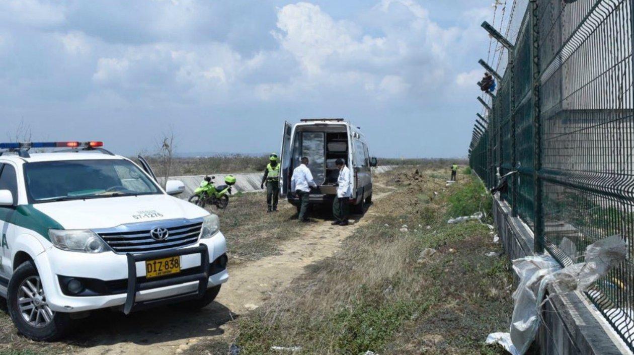 La Sijin se encargó de la inspección del cuerpo.