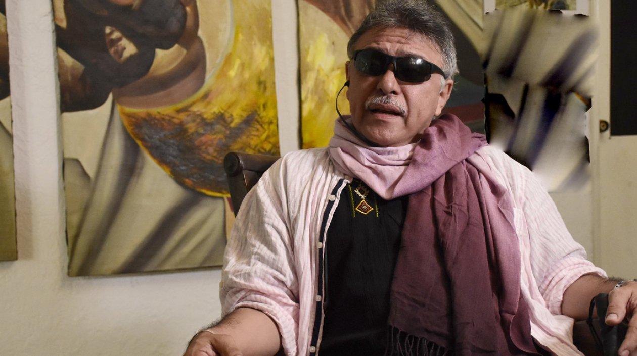 Jesús Santrich fue capturado en Bogotá.