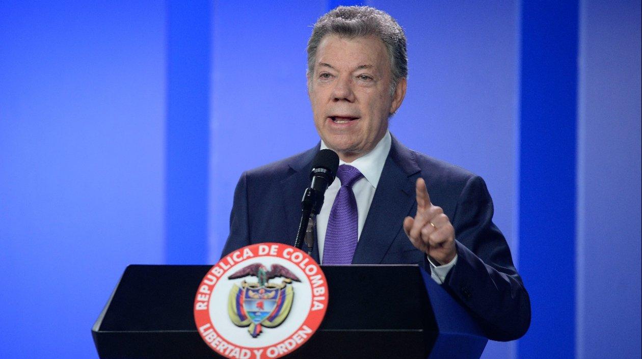 Juan Manuel Santos, Presidente.