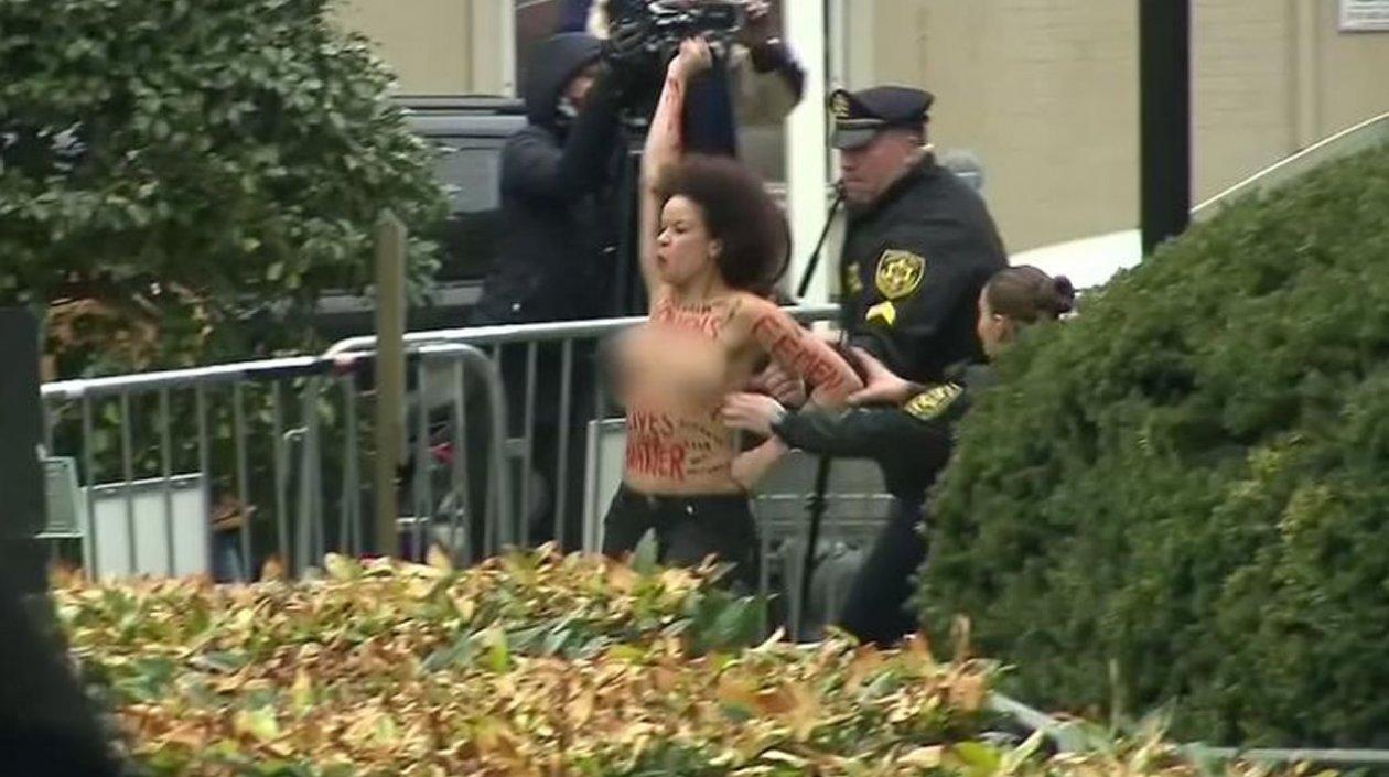 Mujer protagonista del incidente.