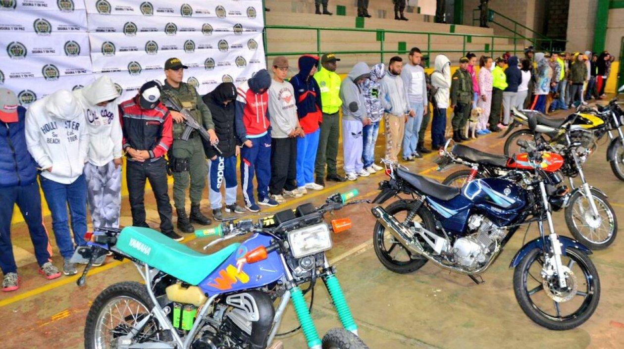 Los detenidos en la operación "Cuarzo" hacen parte de la banda "Los Guarceños".