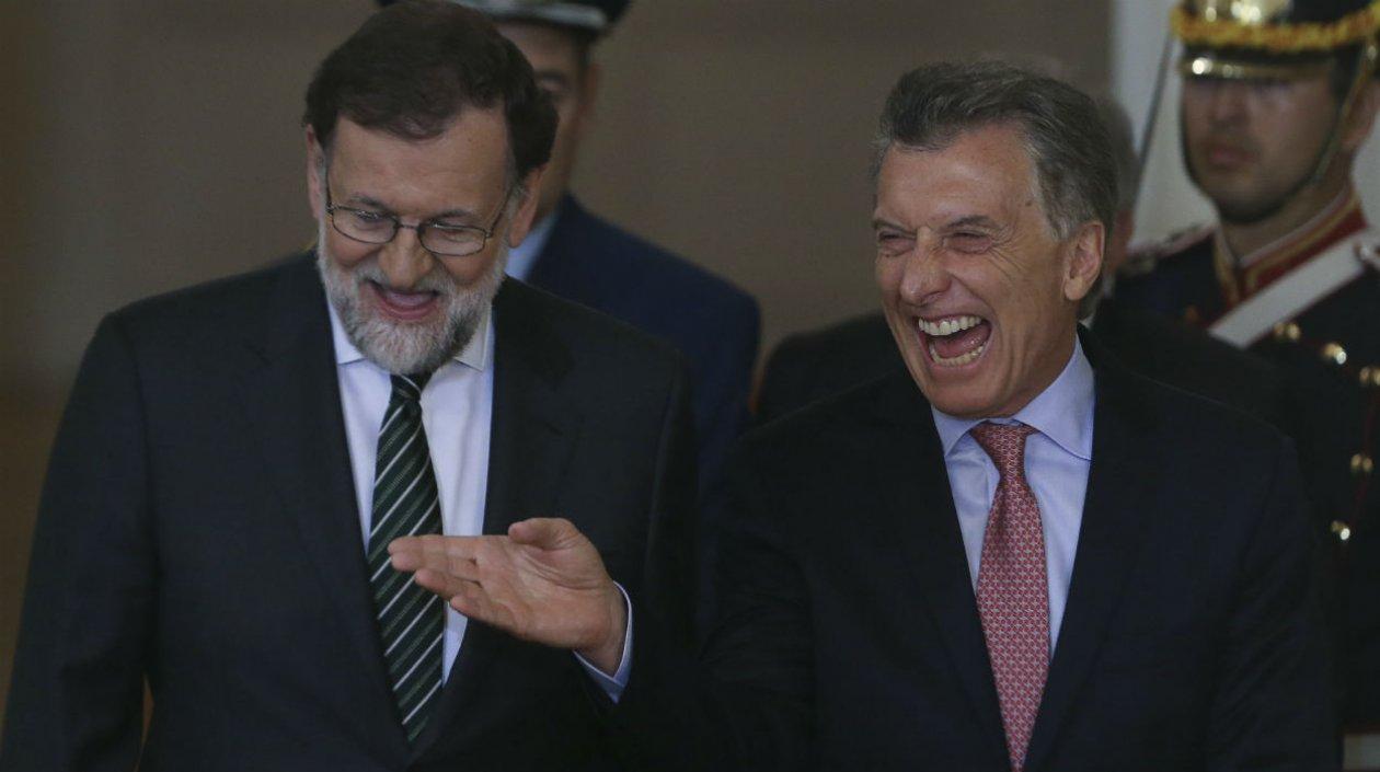 Mariano Rajaoy y Mauricio Macri. 