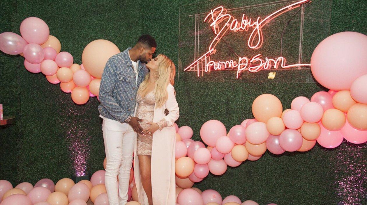 Tristan Thompson y Khloé Kardashian.