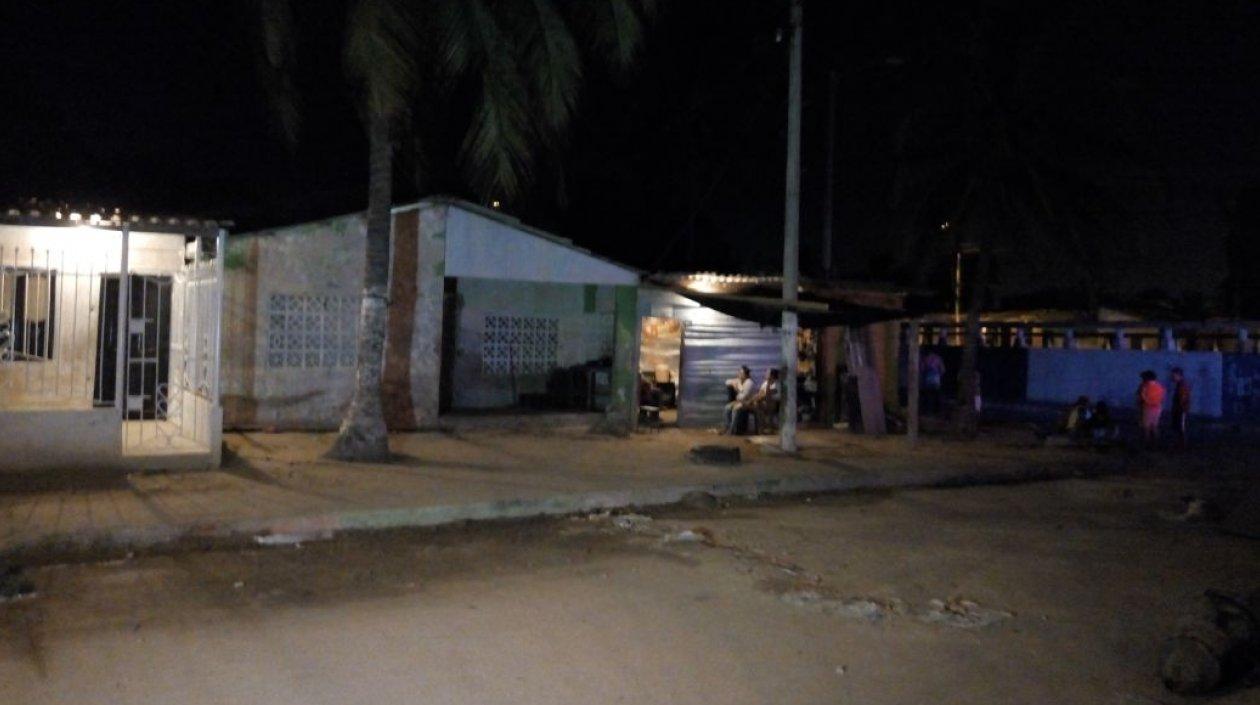 Lugar donde ocurrieron los hechos.