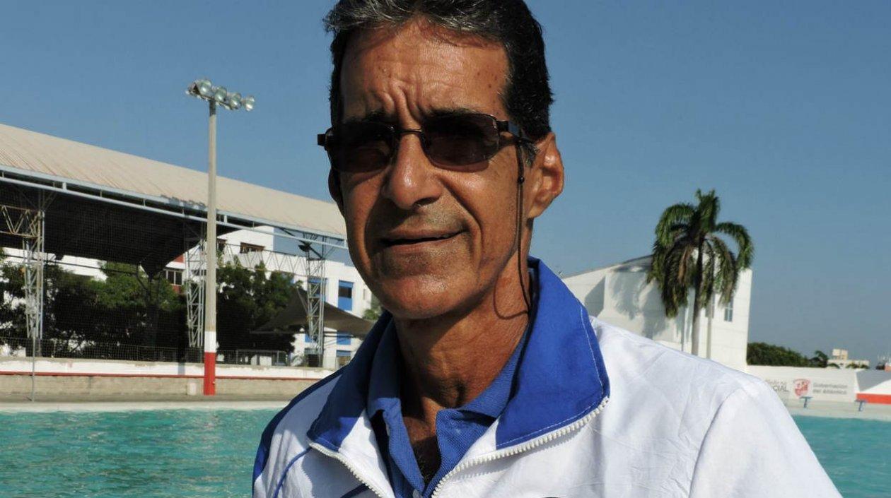 Eduardo Movilla, entrenador de natación barranquillero. 