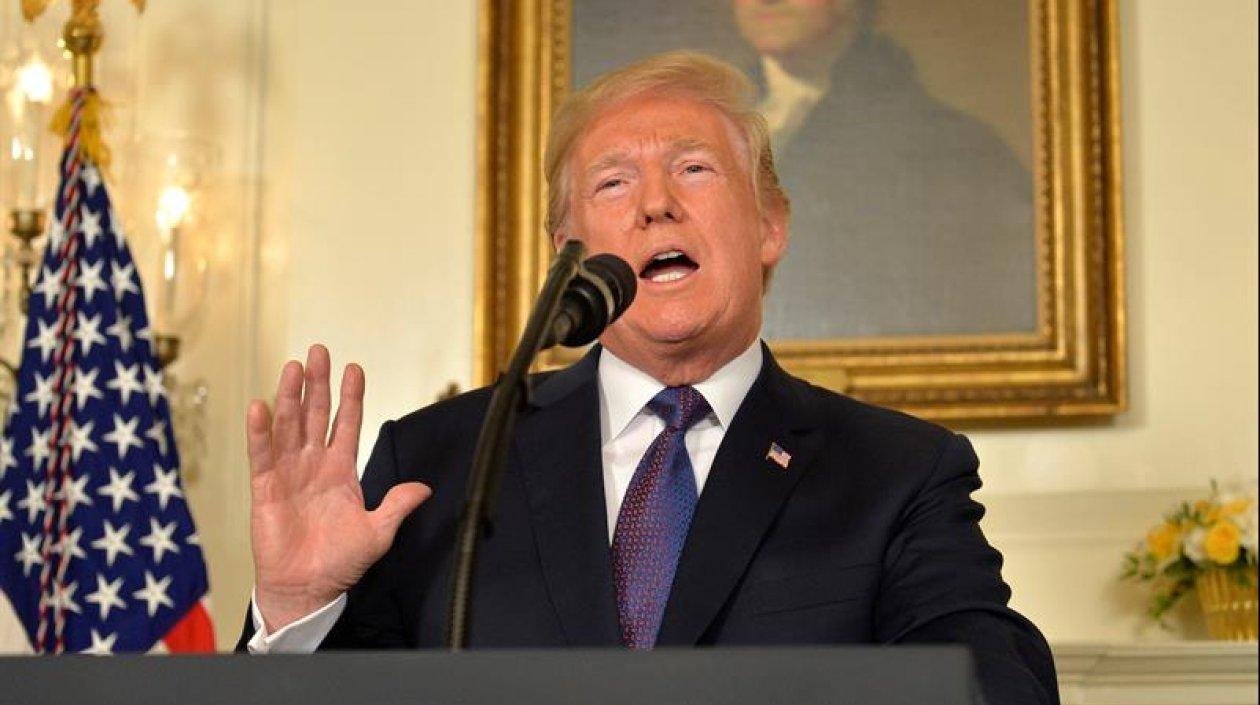 Donald Trump, presidente de los Estados Unidos.