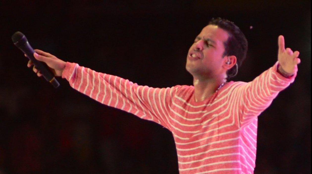 El cantante Martín Elías.