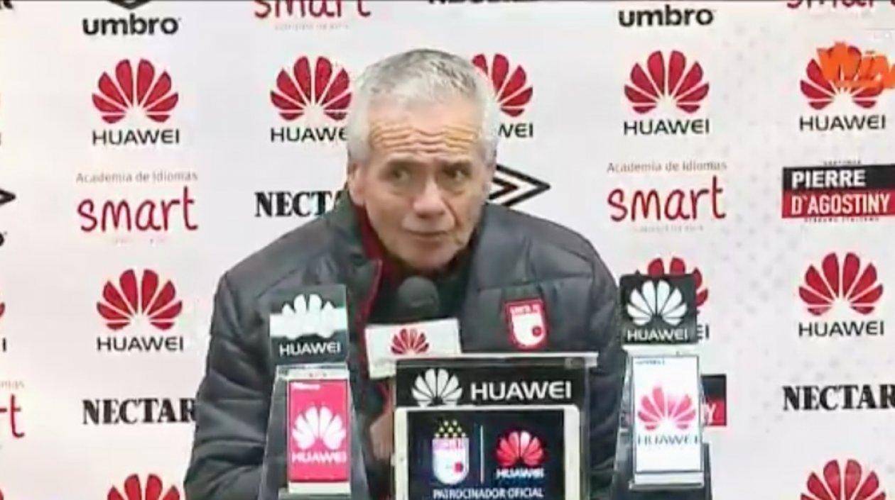 Gregorio Pérez, ahora extécnico de Santa Fe.