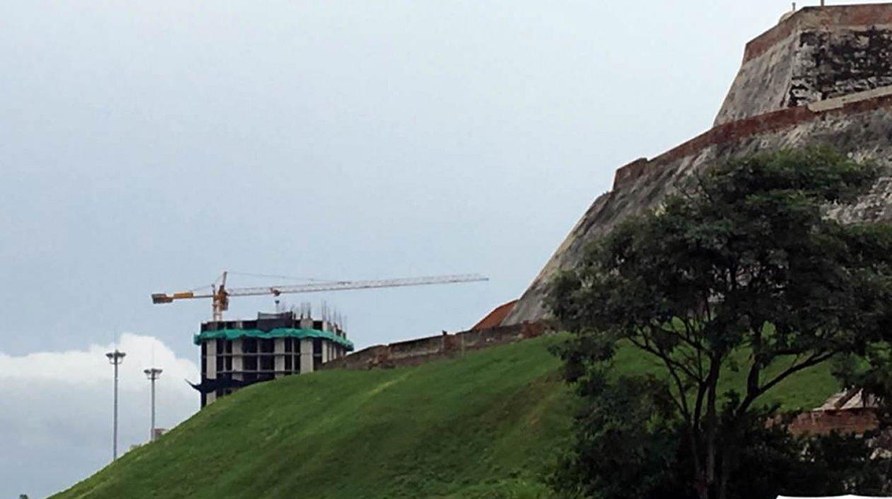 Obras del edificio Aquarela