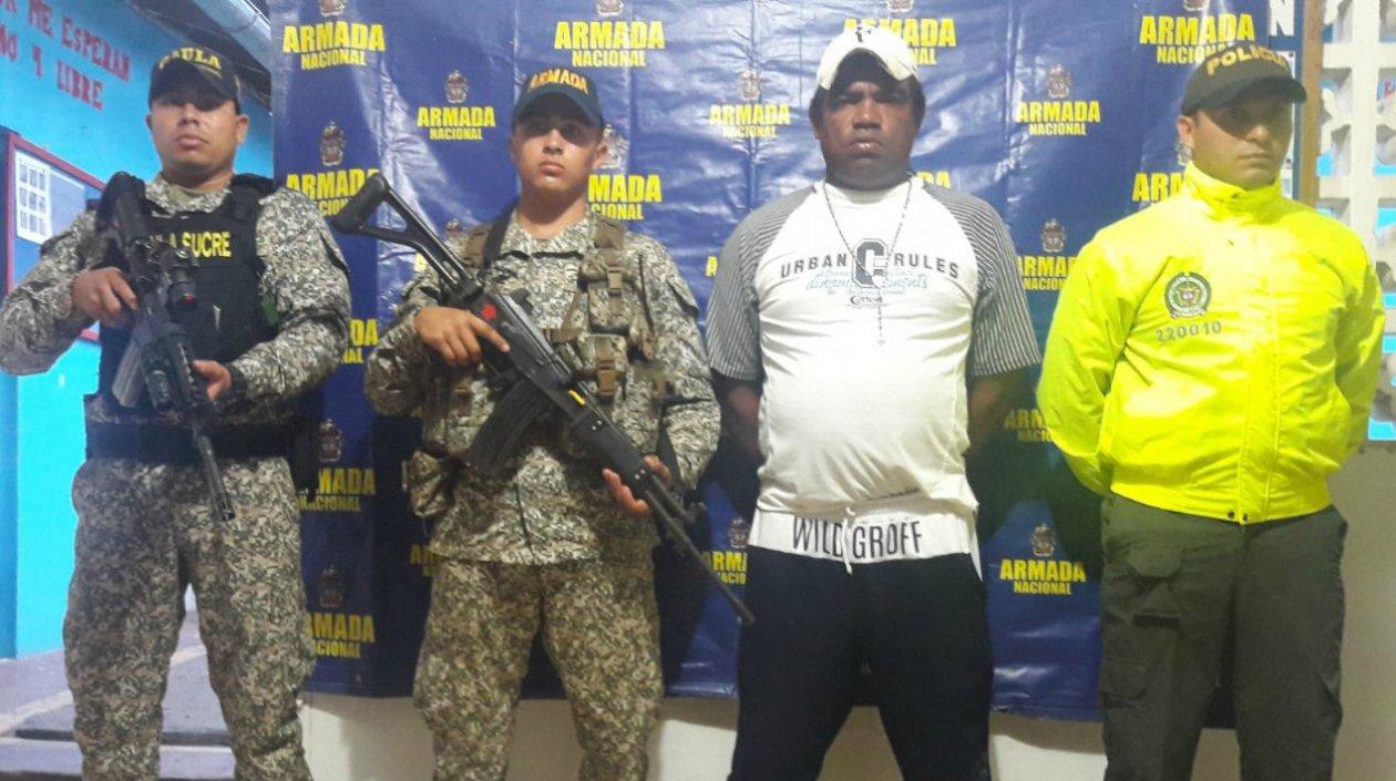 La captura se produjo en el municipio de San Onofre.