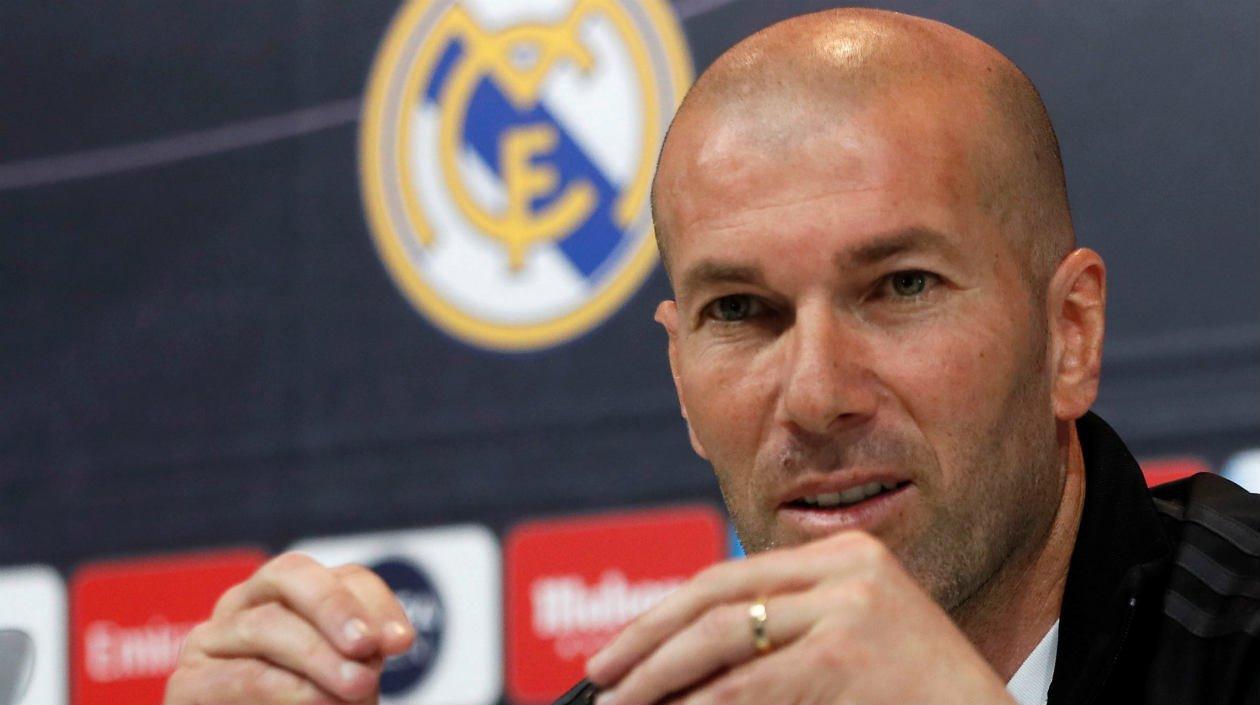 Zinedine Zidane, técnico del Real Madrid. 