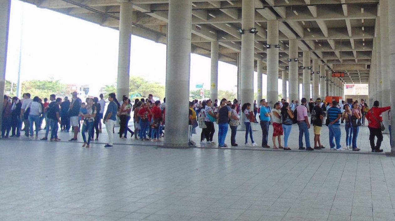 Usuarios en el Portal de Soledad.