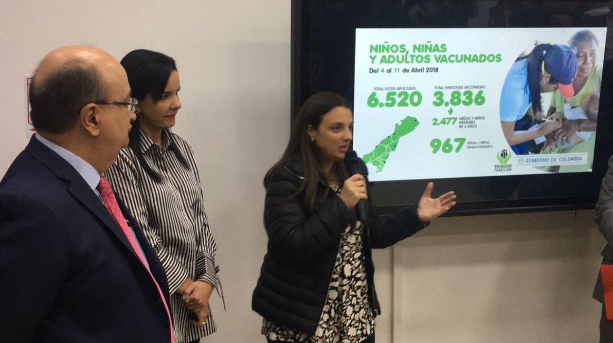 Karen Abudinen hace un balance final de la Operación Guajira.