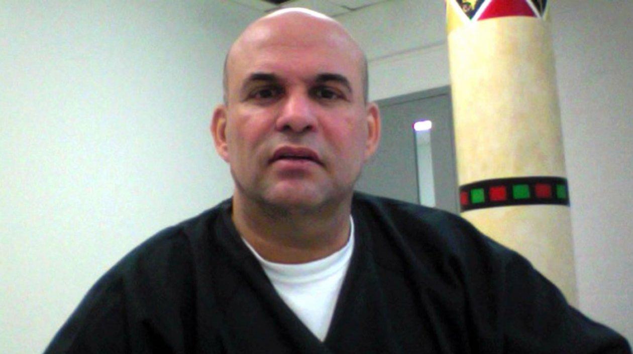 El exjefe paramilitar en la cárcel de Atlanta.