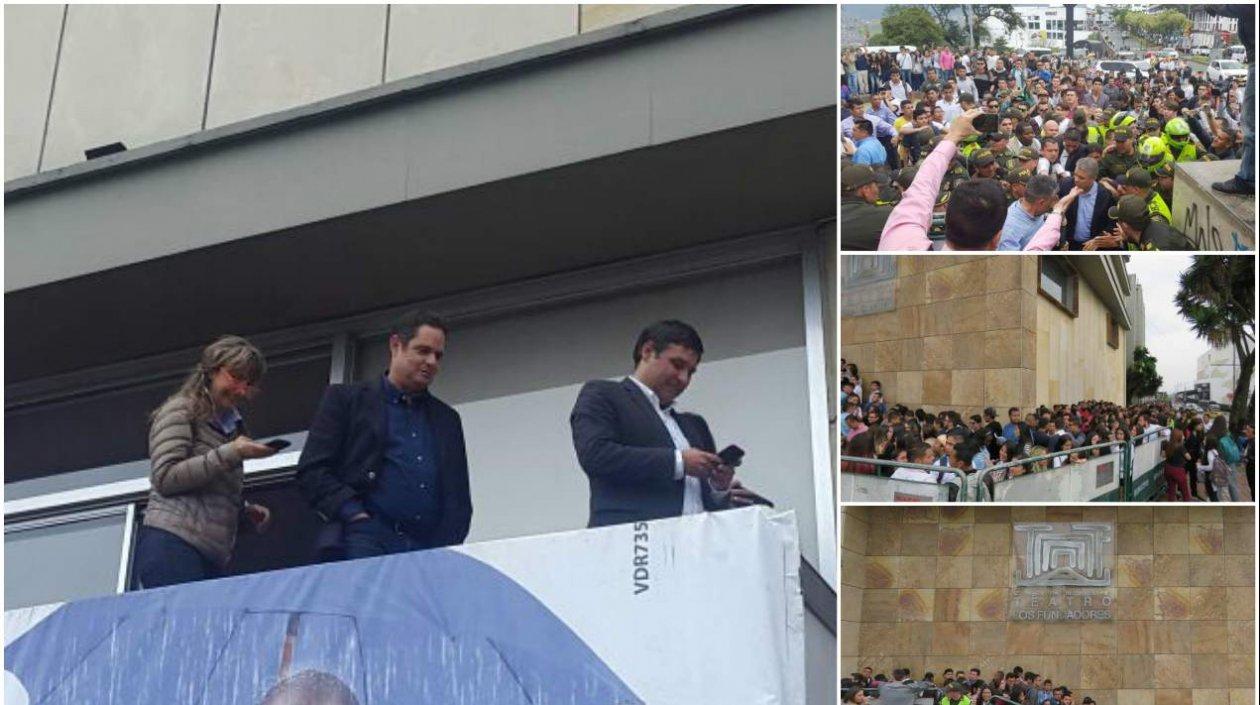 Germán Vargas denunció agresiones hacia él y su hija Clemencia.