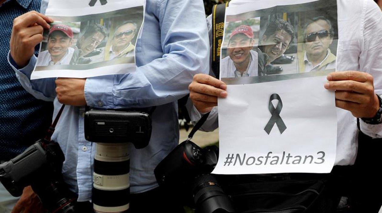 Pedirán justicia por el asesinato de los empleados del diario El Comercio.