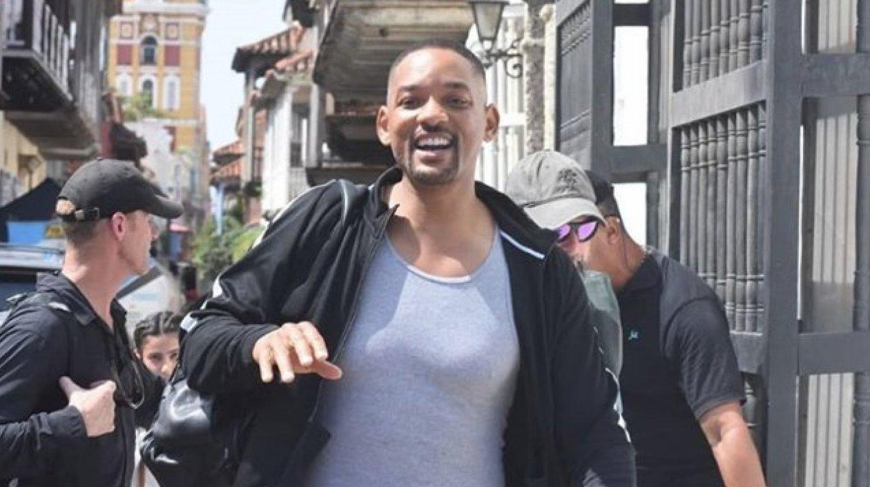 El actor Will Smith en Cartagena.