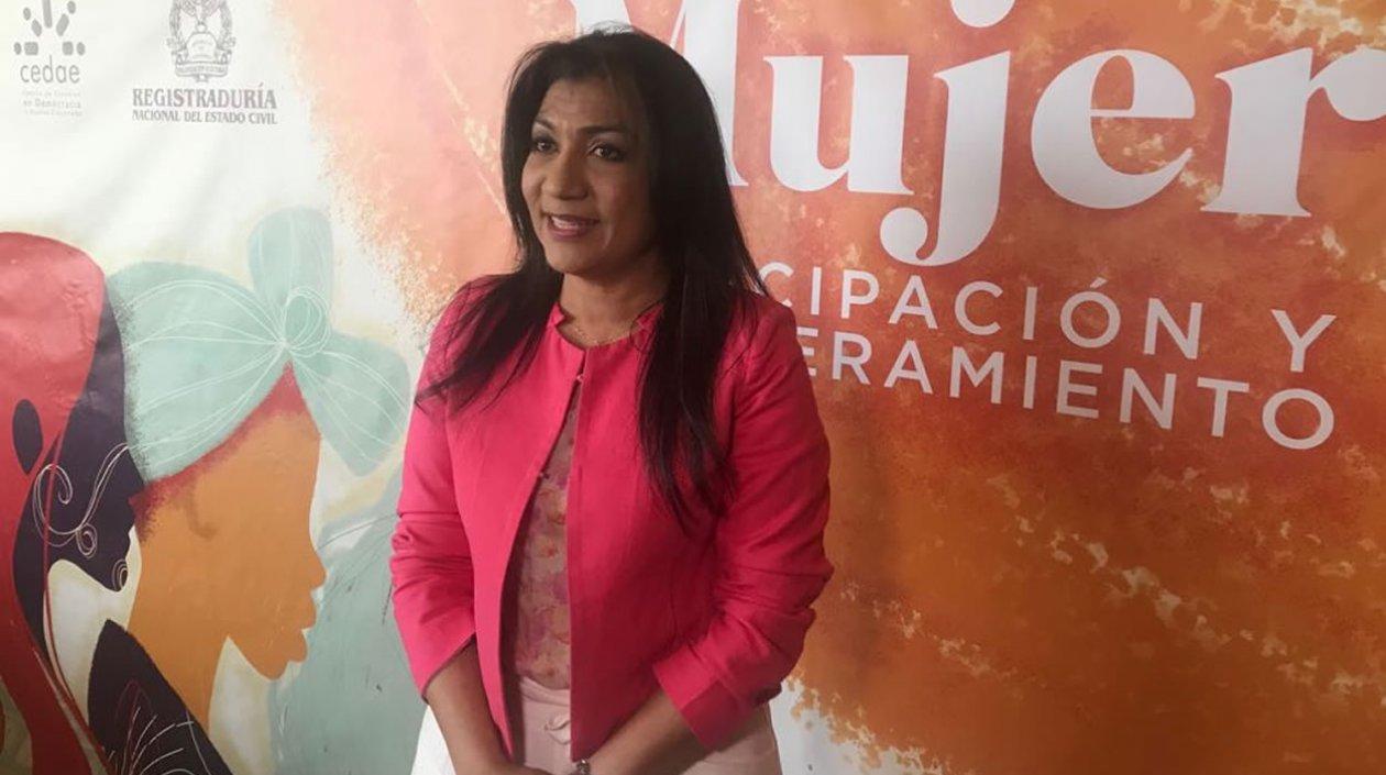 Idayris Yolima Carrillo Pérez, presidenta del Consejo Nacional Electoral