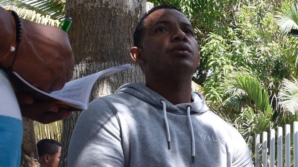 Jorman Mendoza, tío del bebé. 