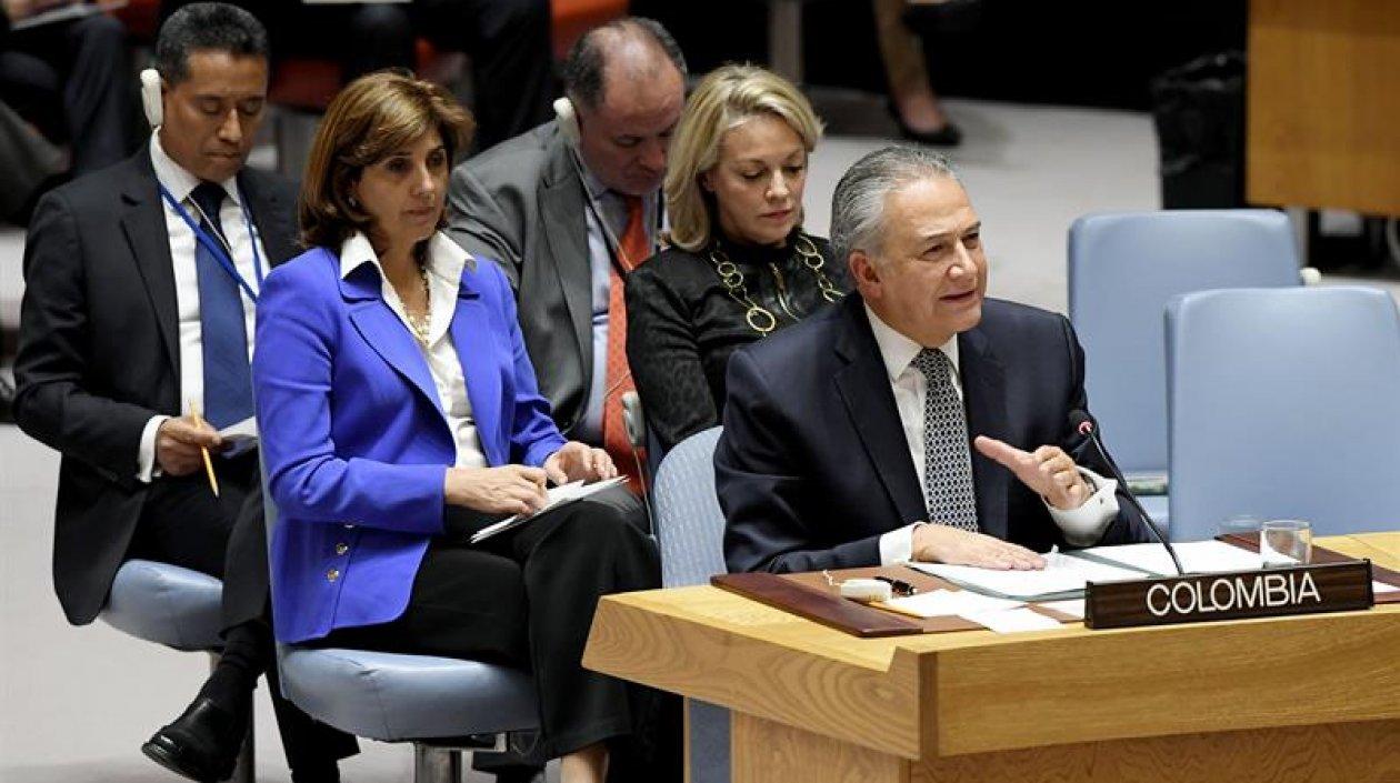 El Vicepresidente de Colombia, Óscar Naranjo.