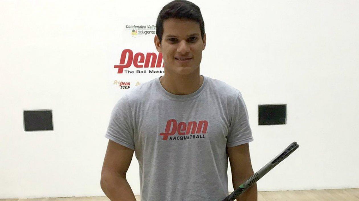 Set Cubillo, raquetbolista barranquillero. 