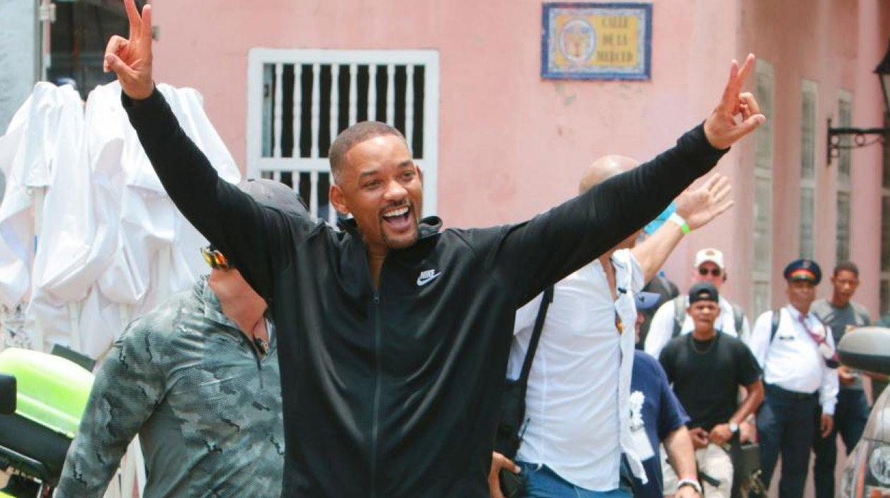 El actor Will Smith en Cartagena.