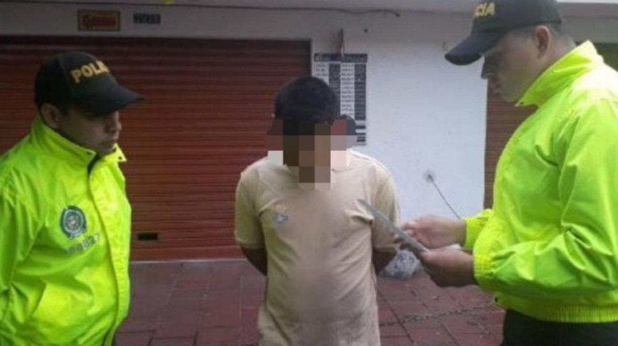 Momento en el que Ortega fue capturado.