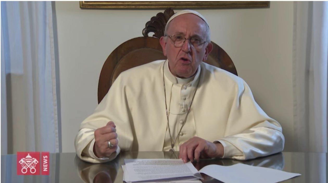 Papa Francisco envió mensaje a jóvenes cubanos.