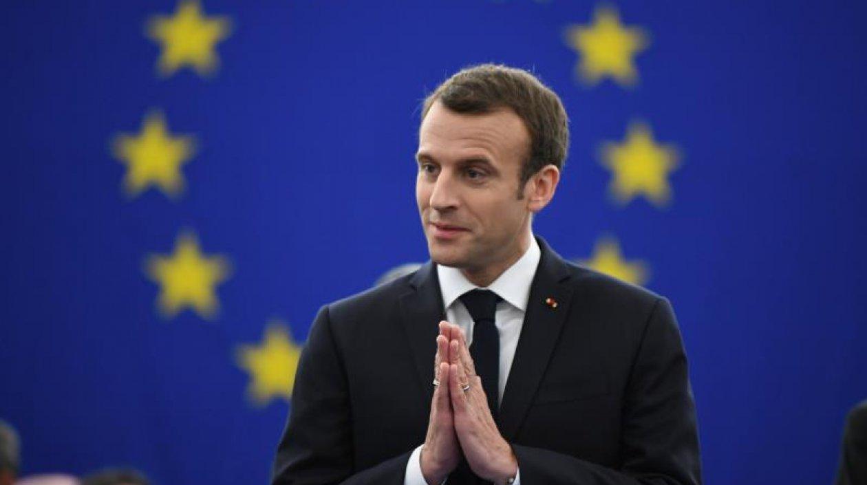 Emmanuel Macron, presidente de Francia.