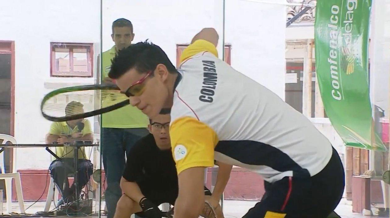 Set Cubillo, raquetbolista barranquillero. 