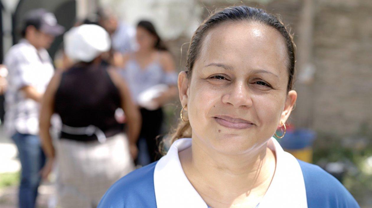 La estudiante de derecho Mayerlis Angarita Robles.
