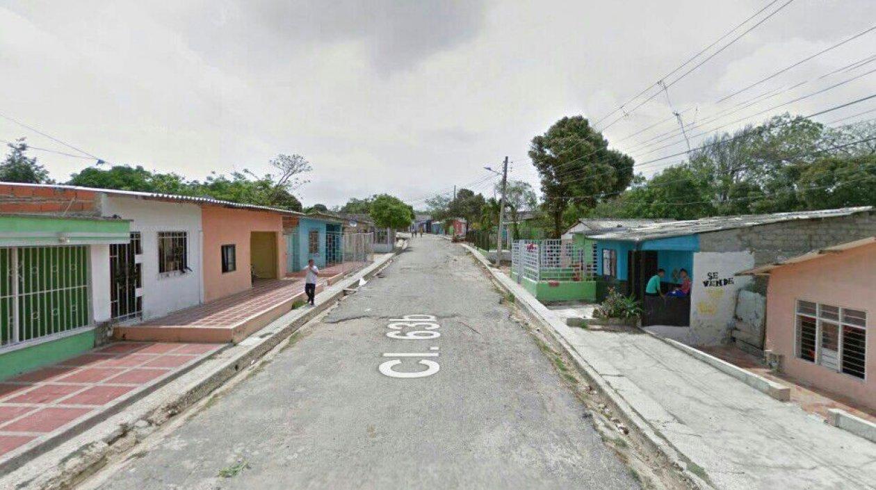 Sector donde ocurrieron los hechos.