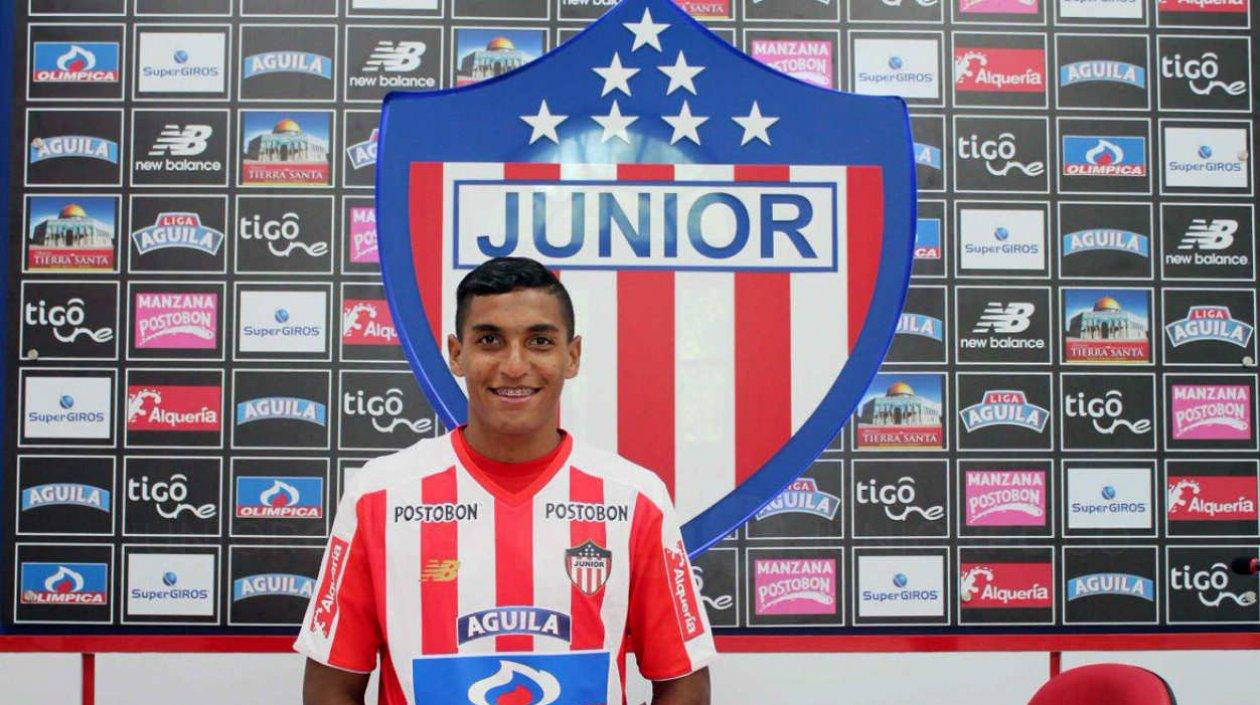 Gabriel Fuentes, jugador de Junior. 