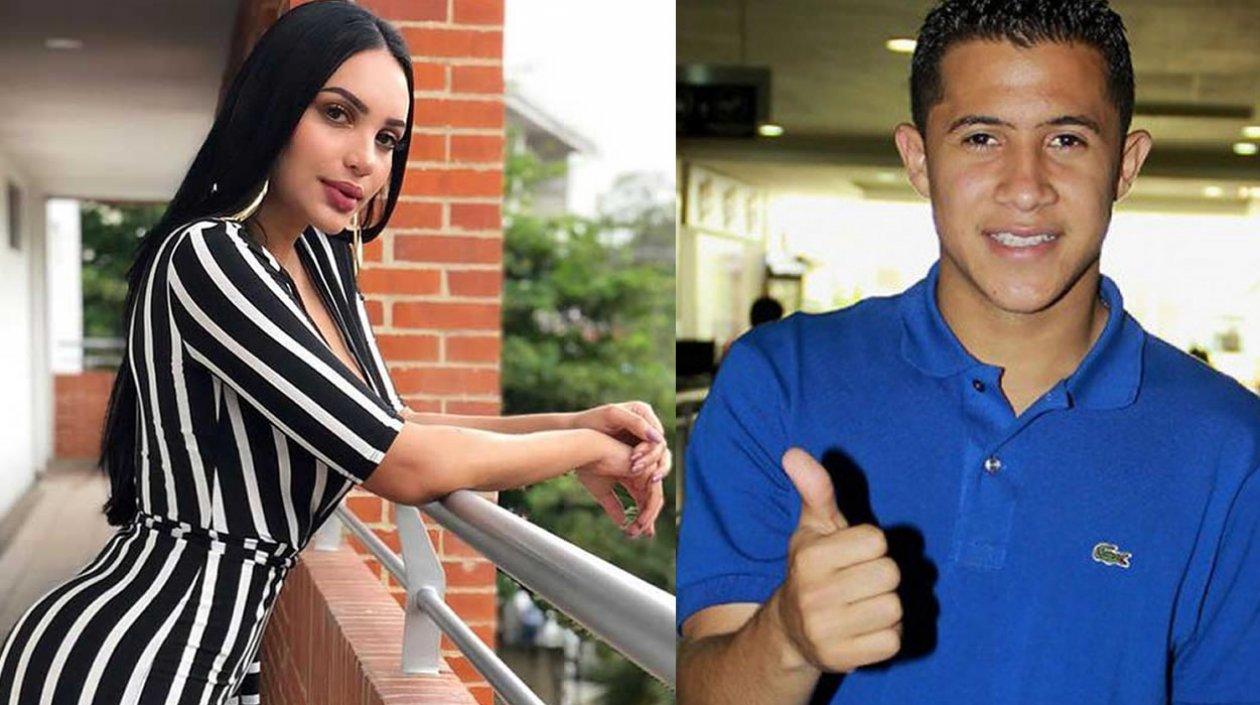 La modelo Andrea Valdiri y el jugador Michael Ortega.