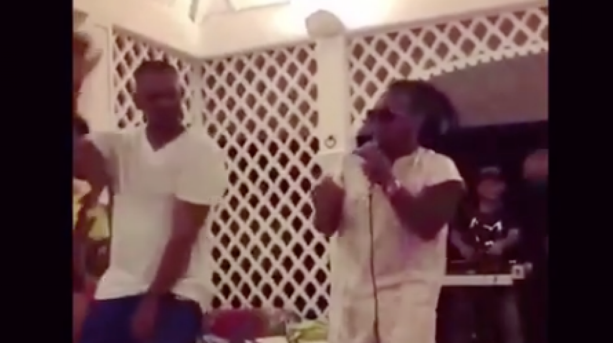 Will Smith y Mr. Black en Cartagena.