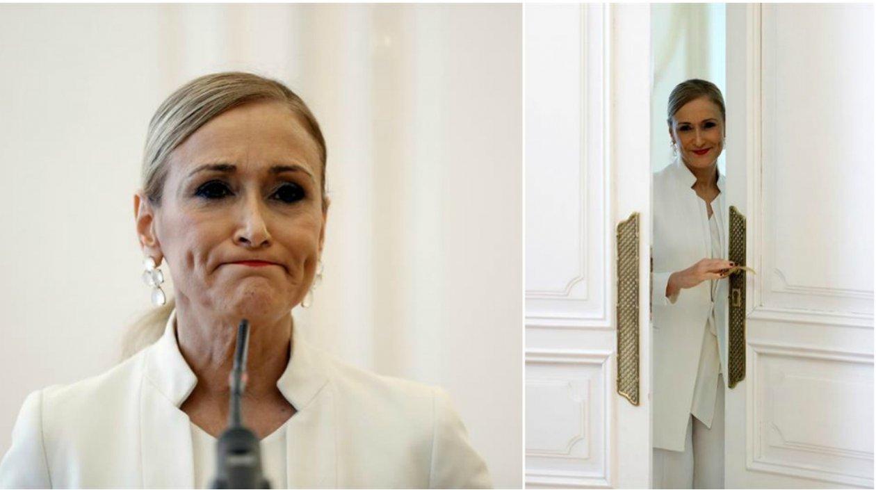 Cristina Cifuentes, ex presidenta de la región de Madrid.