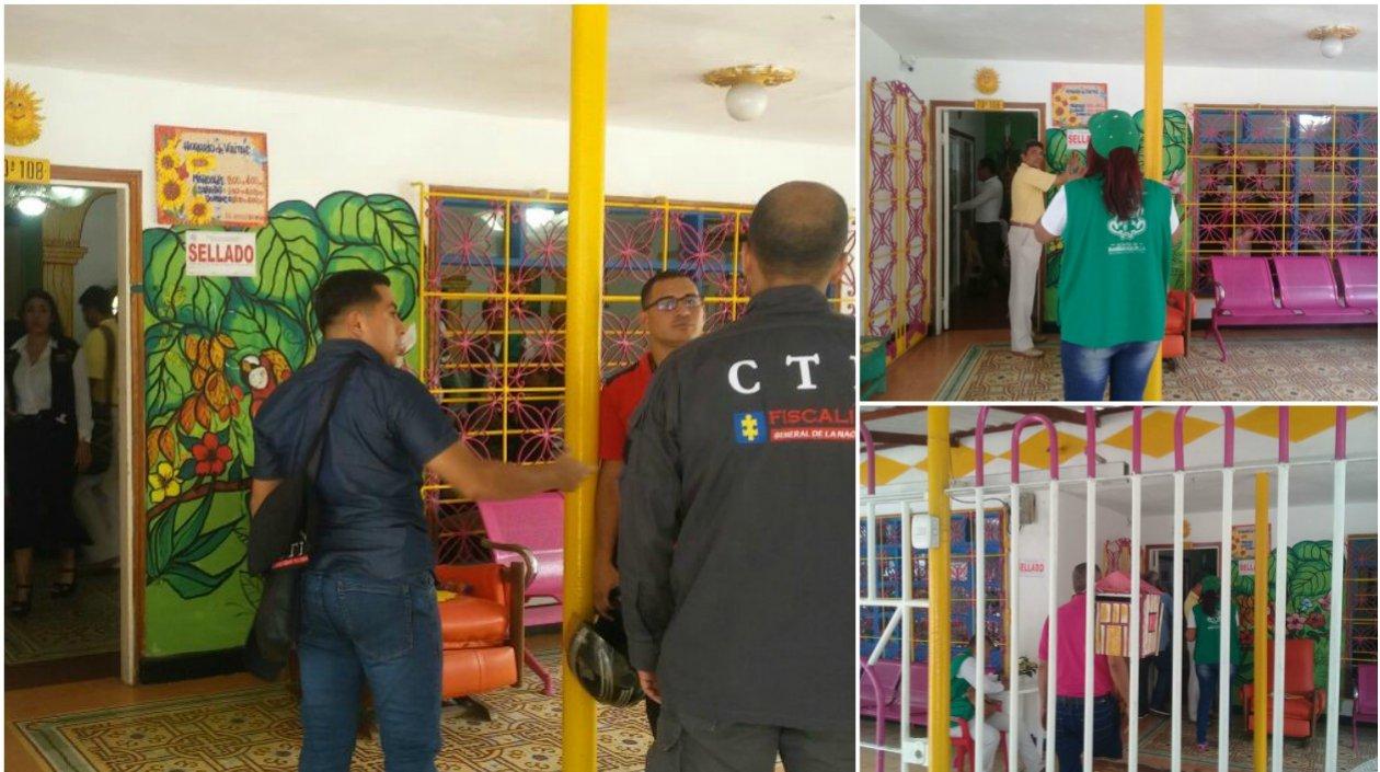 El lugar fue sellado por las autoridades. 