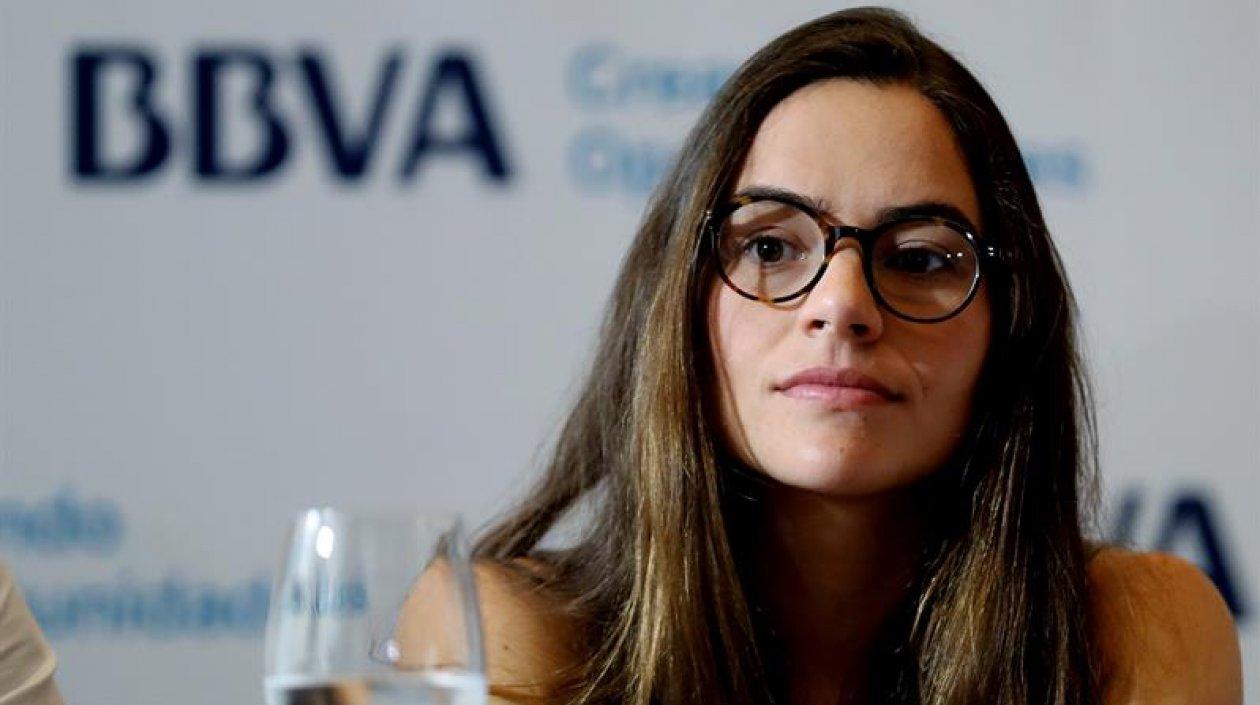 La apneista colombiana Sofía Gómez.