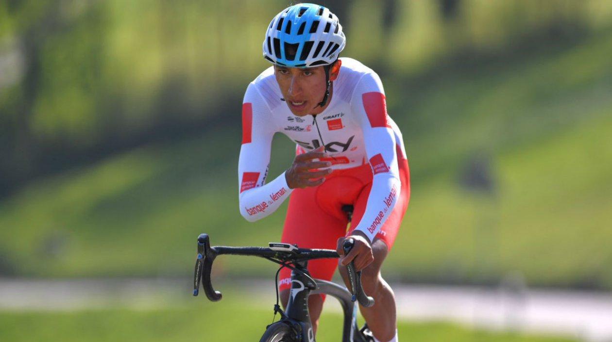 Egan Bernal, ciclista colombiano. 