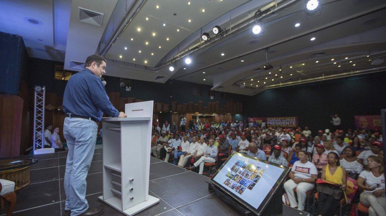 Germán Vargas Lleras, en San Andrés.