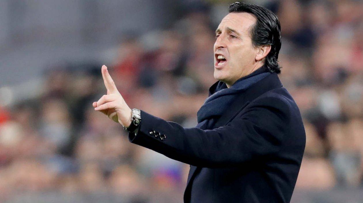 Unai Emery, técnico español. 