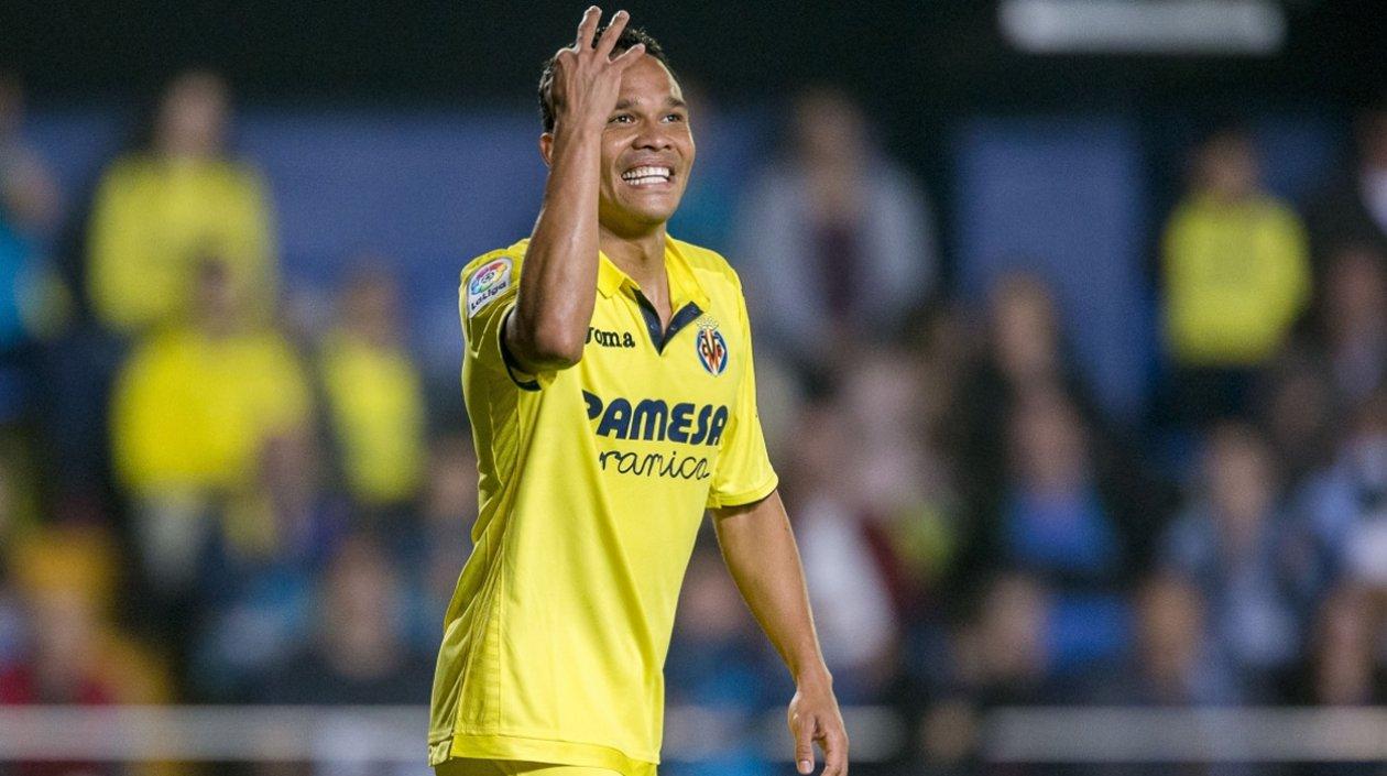El delantero del Villarreal, Carlos Bacca
