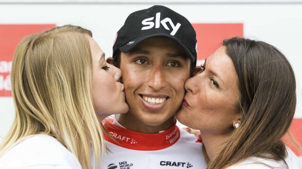 Egan Bernal, ciclista colombiano. 