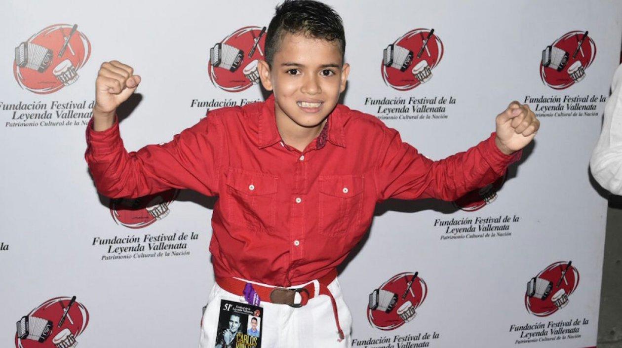 Julio Andrés Gil, ganador en la categoría de Piqueria Infantil.