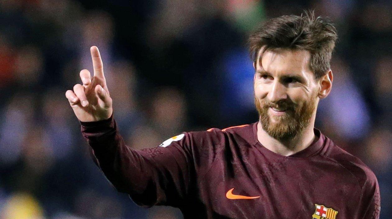 El delantero del FC Barcelona Leo Messi