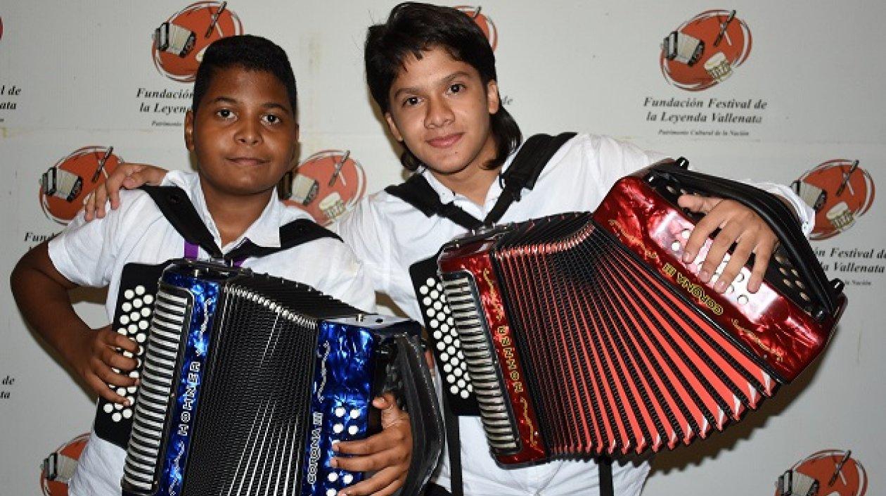 Jerónimo Andrés Villazón Murillo, Rey Infantil y Yerson Robles Peña, Rey Juvenil.