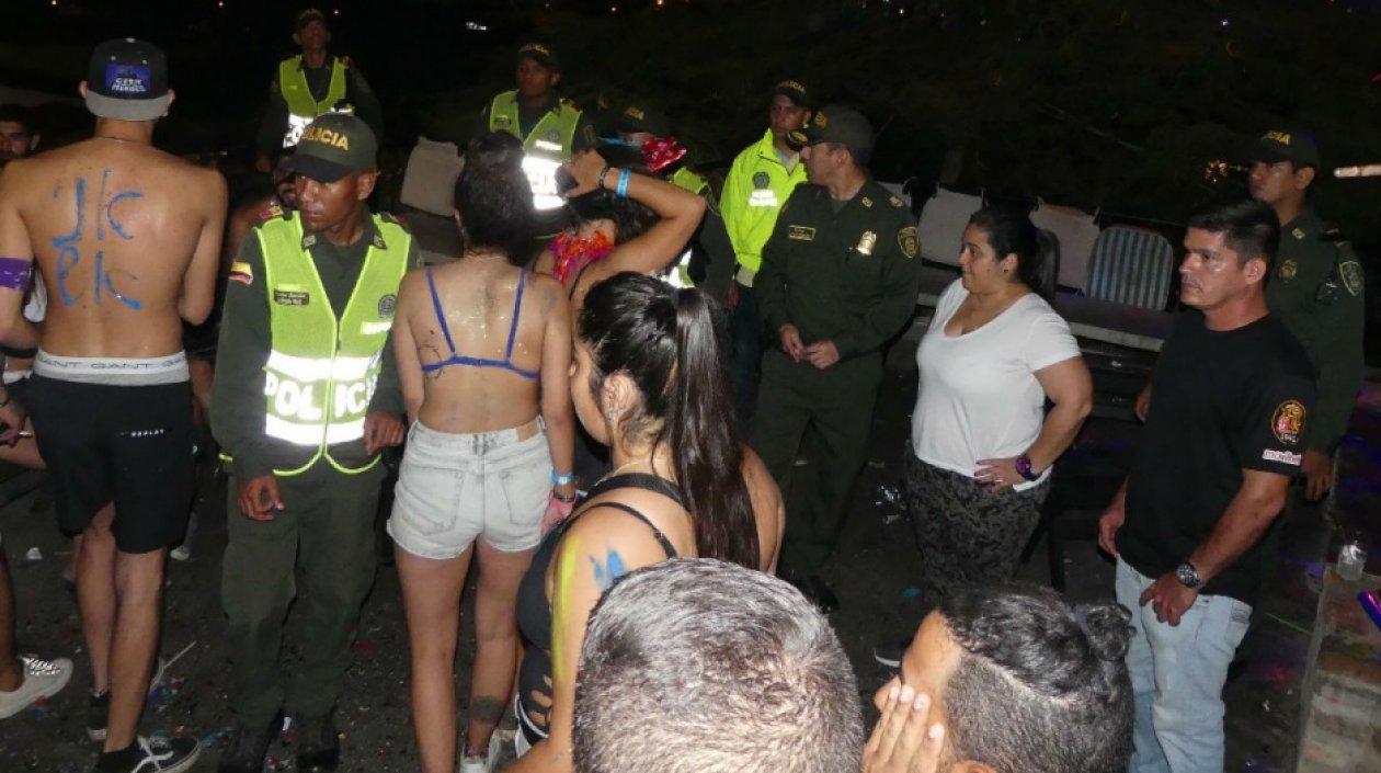 En el operativo dos turistas fueron sorprendidas con cocaína. 